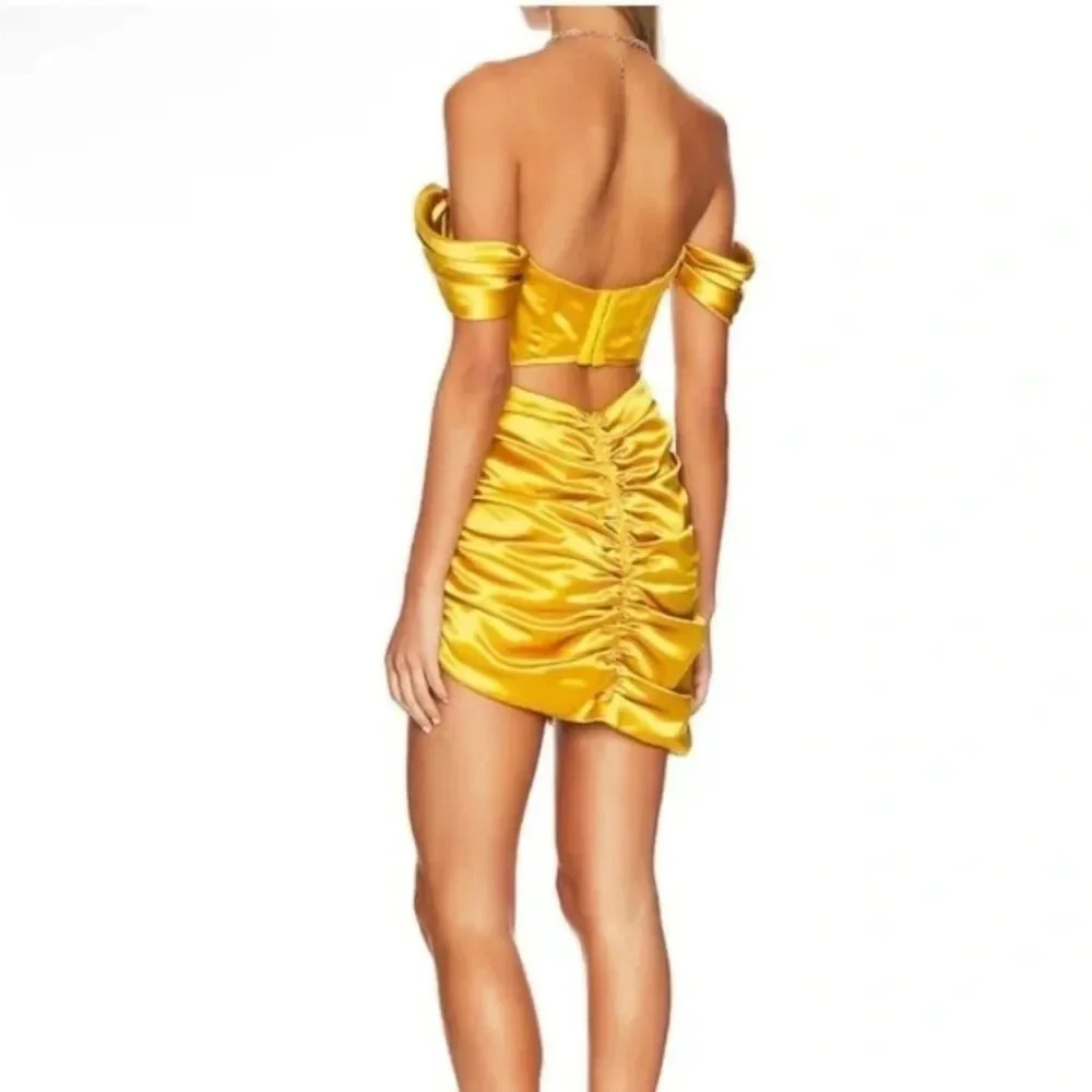 For Love & Lemons Drew Mini Dress - Picture 2 of 16